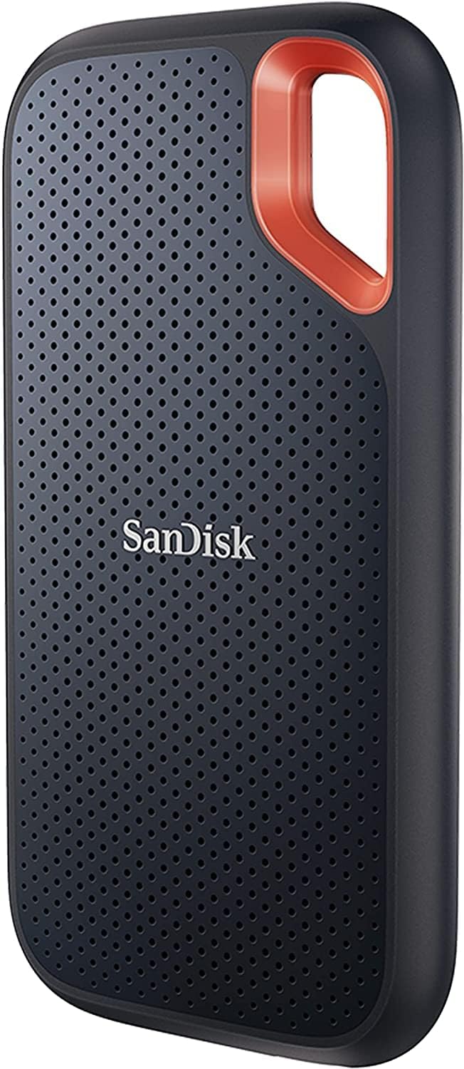 【SanDisk】 サンディスク Extreme Portable SSD V2 1TB 外付けSSD USB 3.2 Gen2 USB Type-C 最大1050MB/s 防滴 防塵 IP65 耐衝撃 SDSSDE61-1T00-G25