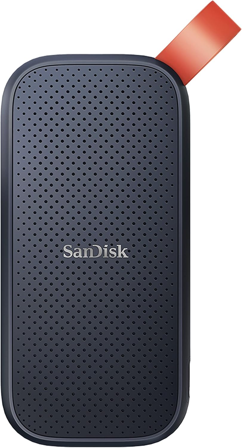 【SanDisk】 サンディスク 外付けSSD 1TB ポータブルSSD USB 3.2 Gen2 USB Type-C 最大800MB/s 高速データ転送 小型 軽量 耐衝撃 Windows Mac対応