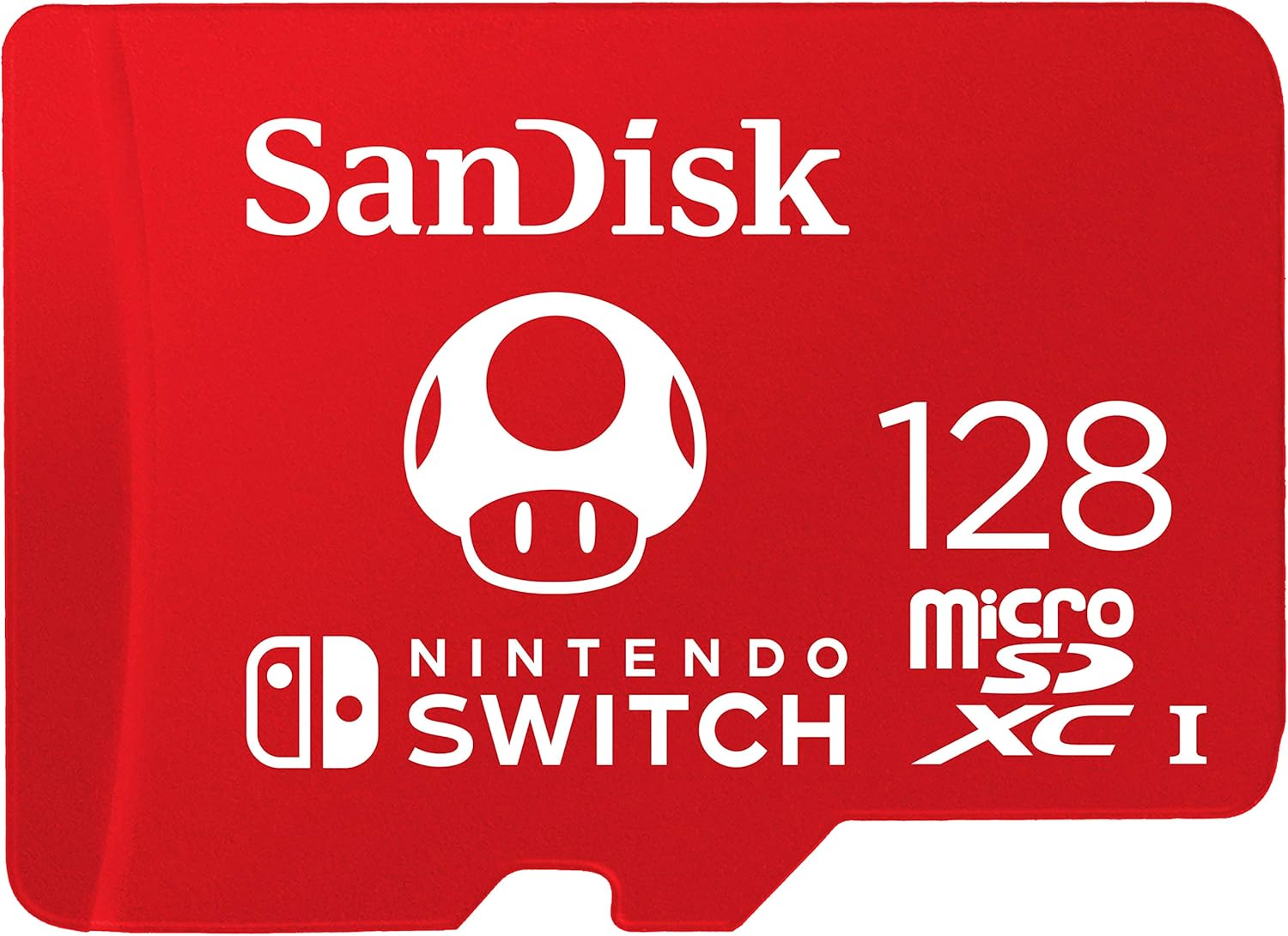 商品情報商品説明SanDisk Nintendo Switch microSDXCカード 128GB（SDSQXAO-128G-GNCZN）は、Nintendo Switch公式ライセンスを取得した安心のmicroSDカードです。128GBの大容量で、ダウンロード版ゲームや追加コンテンツ、セーブデータ、スクリーンショットなどをたっぷり保存できます。最大100MB/sの高速読み取りに対応し、ゲームのダウンロードやデータ転送もスムーズ。UHS-I U3・Class10対応で快適なゲームプレイをサポートします。さらに、防水・耐衝撃・耐温度・耐X線設計を採用し、大切なデータをしっかり保護。Nintendo Switch、Nintendo Switch Lite、Nintendo Switch（有機ELモデル）に対応し、安心して長く使用できる高品質なmicroSDカードです。ブランドSanDisk商品重量1g商品スペック容量：128GBカードタイプ：microSDXC規格：microSDXC UHS-Iスピードクラス：Class 10UHSスピードクラス：U3アプリケーションパフォーマンスクラス：A1最大読み取り速度：最大100MB/s対応機種：Nintendo Switch、Nintendo Switch Lite、Nintendo Switch（有機ELモデル）耐久性能：防水・耐衝撃・耐温度・耐X線カラー：レッド（Nintendo Switchデザイン）サイズ：約15.0×11.0×1.0mmパッケージ：海外リテール品その他3か月保証海外パッケージ【SanDisk】 サンディスク microSDカード 128GB Nintendo Switch ライセンス品 microSDXC UHS-I U3 Class10 最大100MB/s A1 Nintendo Switch公式ライセンス 高速100MB/s対応、128GB大容量microSDカード 【SanDisk】 サンディスク microSDカード 128GB Nintendo Switch ・Nintendo Switch公式ライセンス取得済みのmicroSDXCカード・128GBの大容量でダウンロード版ゲームやセーブデータをたっぷり保存・最大100MB/sの高速読み取りでゲームのダウンロードやデータ転送もスムーズ・UHS-I U3・Class10対応で高速データアクセスを実現・Nintendo Switch、Nintendo Switch Lite、Nintendo Switch 有機ELモデルに対応・ダウンロードコンテンツやアップデートデータの保存にも最適・防水・耐衝撃・耐温度・耐X線設計で大切なデータをしっかり保護海外パッケージ品、当店限定3カ月保証です。 Nintendo Switch公式ライセンス取得済み 128GBの大容量でゲームをたっぷり保存 高速データ転送＆優れた耐久性 スマートフォンの容量不足にお困りの方 Nintendo Switchの保存容量を増やしたい方 高速かつ安心して使えるmicroSDカードをお探しの SanDisk Nintendo Switch microSDXCカード 128GB（SDSQXAO-128G-GNCZN）は、Nintendo Switch公式ライセンスを取得した安心のmicroSDカードです。128GBの大容量で、ダウンロード版ゲームや追加コンテンツ、セーブデータ、スクリーンショットなどをたっぷり保存できます。最大100MB/sの高速読み取りに対応し、ゲームのダウンロードやデータ転送もスムーズ。UHS-I U3・Class10対応で快適なゲームプレイをサポートします。さらに、防水・耐衝撃・耐温度・耐X線設計を採用し、大切なデータをしっかり保護。Nintendo Switch、Nintendo Switch Lite、Nintendo Switch（有機ELモデル）に対応し、安心して長く使用できる高品質なmicroSDカードです。microSDカード/microSDXC/128GB/SanDisk/サンディスク/Nintendo Switch/Switch/Switch Lite/Switch 有機EL/Nintendo Switch対応/任天堂公式ライセンス/公式ライセンス/microSD/メモリーカード/UHS-I/U3/Class10/A1/最大100MB/s/高速転送/ゲーム用/ダウンロード版/ゲームデータ保存/セーブデータ/追加コンテンツ/防水/耐衝撃/耐温度/耐X線/高耐久/スマホ対応/タブレット対応/アクションカメラ/SDSQXAO-128G-GNCZN 1
