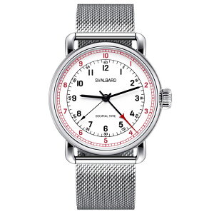 SVALBARD [スヴァルバード] デシマル DECIMAL FA30 メンズ時計 スイス製ムーブメント クオーツ デュアルタイム10進法時計 日本語説明書付属