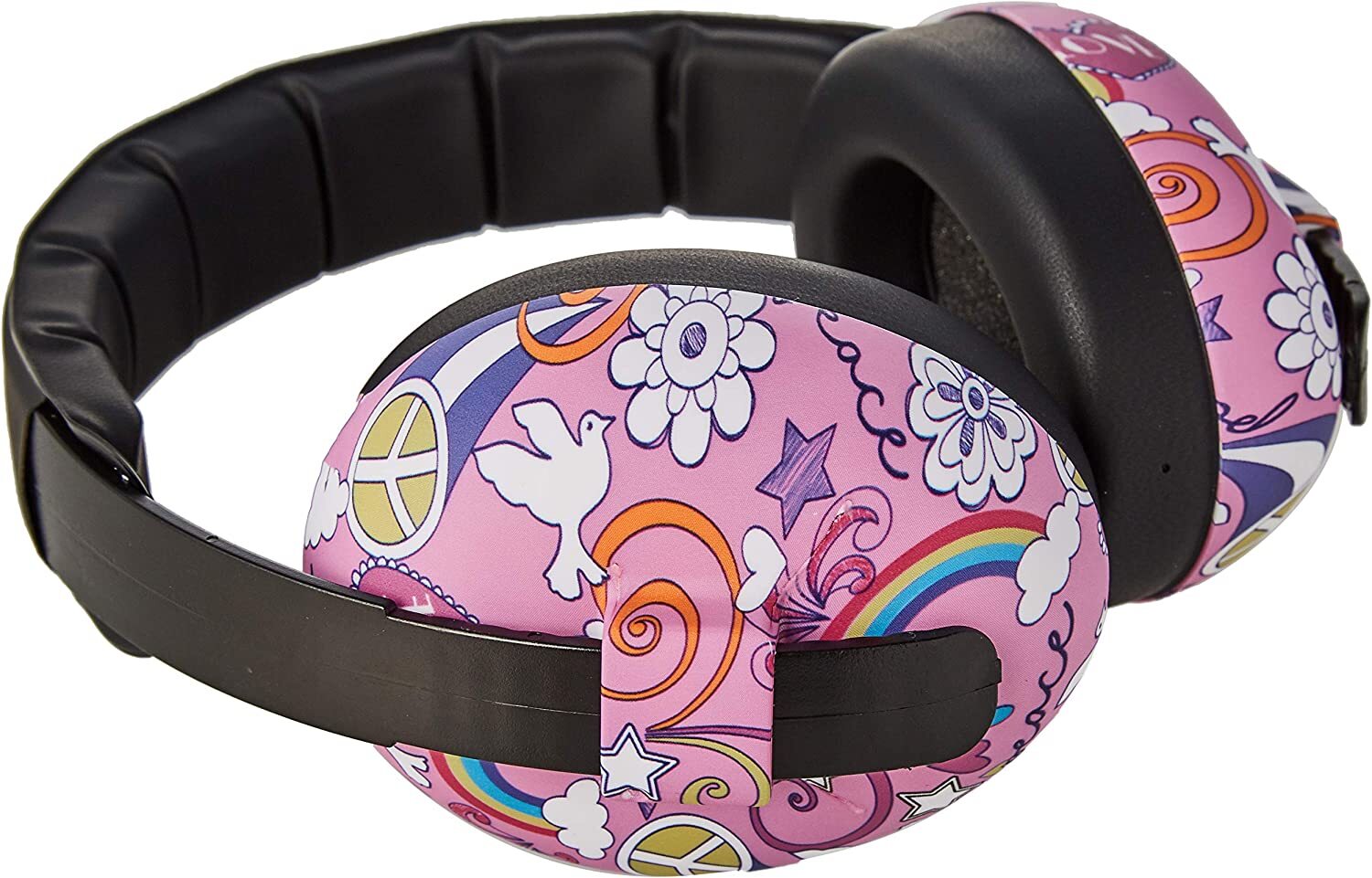 【バンズ】Banz 防音 イヤーマフ ピース・ドゥードゥル ベビー（0-2歳）用 欧米安全基準取得品 セレブ愛用ブランド 聴覚過敏 耳栓 幼児 赤ちゃん 騒音対策 イヤープロテクター 新生児 難聴 イベント フェス ライブ スポーツ 旅行 コンサート ヘッドホン 花火 3