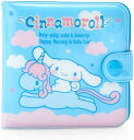 【レビュー投稿で次回使えるクーポンプレゼント中!】サンリオ SANRIO シナモロール シナモン ビニールウォレット 二つ折り財布 小銭入れ コインケース 71...