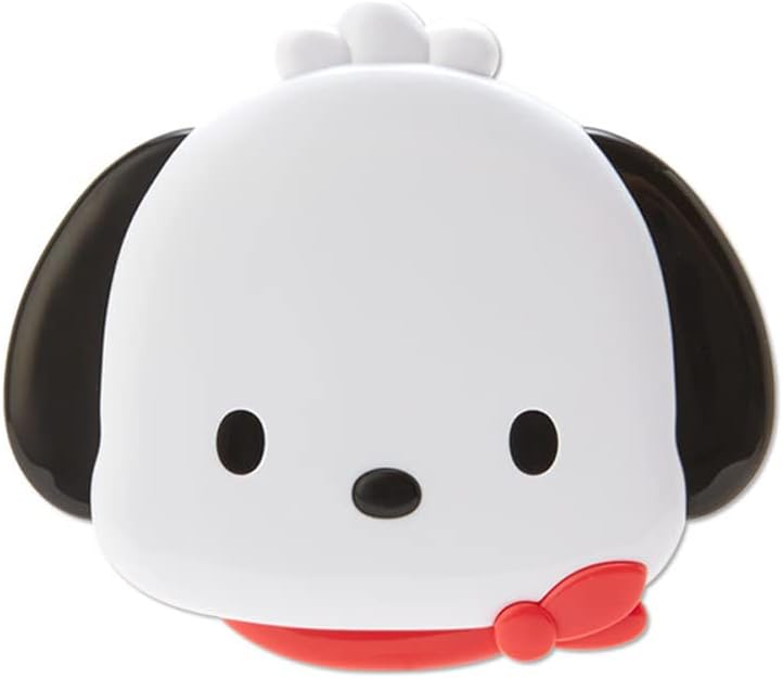 【レビュー投稿で次回使えるクーポンプレゼント中!】サンリオ SANRIO ポチャッ フェイス形ミラー&コームセット ダイカットミラー ハンドミラー 手鏡 くし 櫛 963836