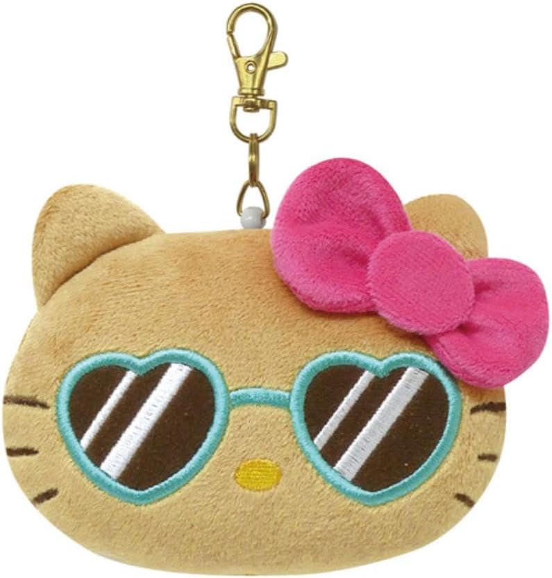 【レビュー投稿で次回使えるクーポンプレゼント中！】ケイカンパニー ハローキティ キティちゃん 日焼けシリーズ フェイスパスケース サングラス KTHI-PC-SU サンリオ SANRIO