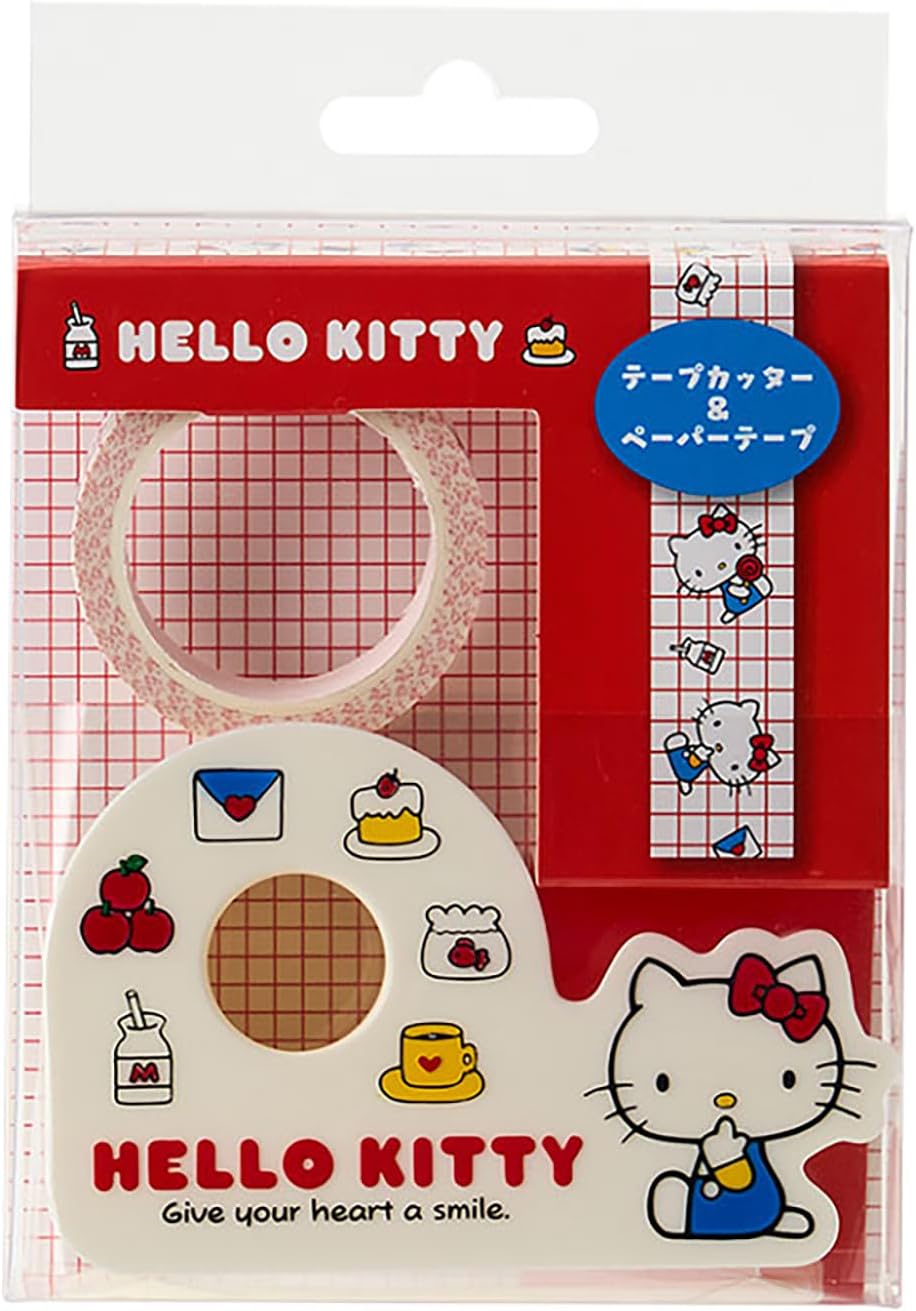 【レビュー投稿で次回使えるクーポンプレゼント中！】サンリオ SANRIO テープカッター&ペーパーテープ ..