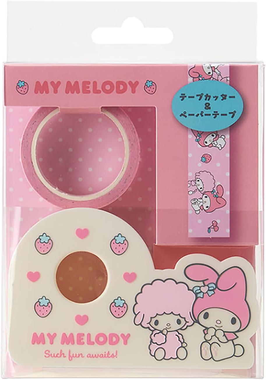 【レビュー投稿で次回使えるクーポンプレゼント中！】サンリオ SANRIO テープカッター&ペーパーテープ ..