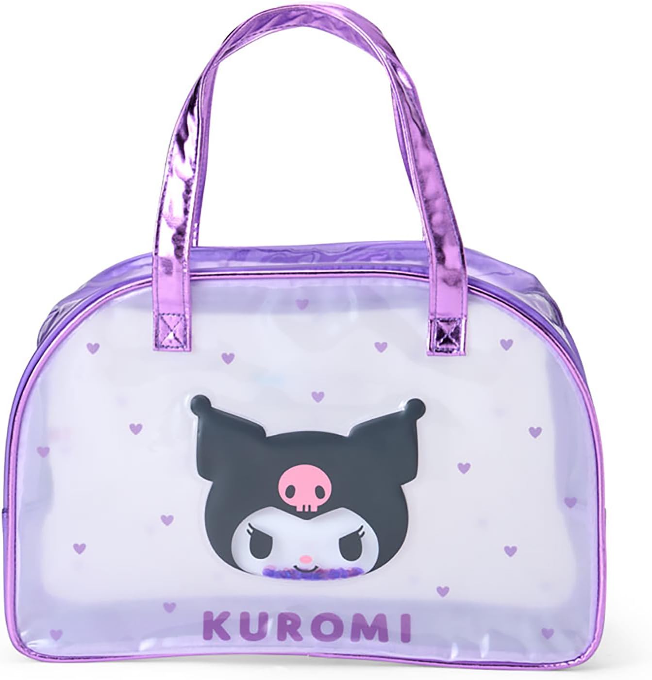【レビュー投稿で次回使えるクーポンプレゼント中！】サンリオ SANRIO クリアボストンバッグ クロミ クロミちゃん 742244 プールバッグ ビニールバッグ 子供 キッズ