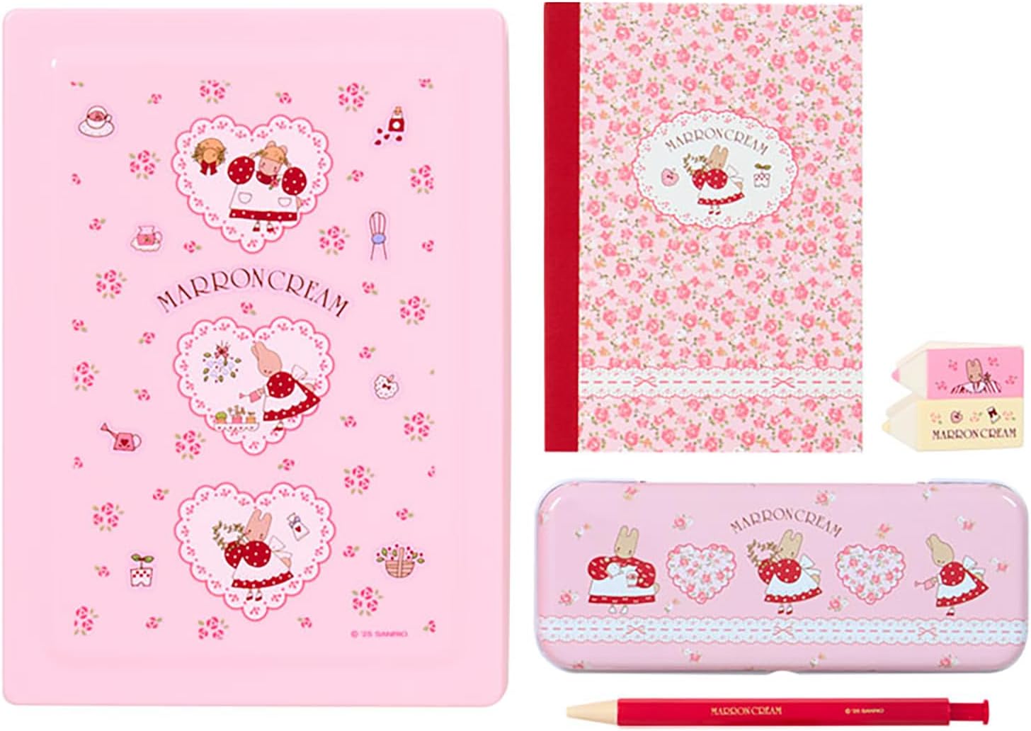 【レビュー投稿で次回使えるクーポンプレゼント中！】サンリオ SANRIO お道具箱＆文具セット（身の回り雑貨 いつまでもサンリオ） マロンクリーム 333352 mercatostore-10002581 mercato楽天市場店 サンプル画像2