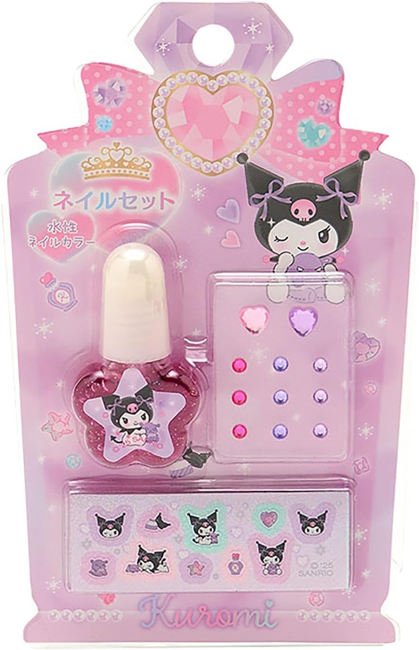 【レビュー投稿で次回使えるクーポンプレゼント中！】サンリオ SANRIO ネイルカラーセット クロミ クロミちゃん 199125 キッズ 子供 ネイルシール