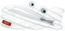 【レビュー投稿で次回使えるクーポンプレゼント中!】ZIPIT ジップイット クリアモンスターポーチ ペンケース、1本の長いジッパーで作られているポーチ(ホワイト...