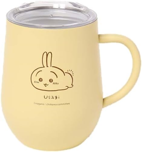 【レビュー投稿で次回使えるクーポンプレゼント中！】マリモクラフト ちいかわ 蓋つきステンレスマグカップ へちゃ うさぎ ウサギ CKW-232 ふた付きのサムネイル