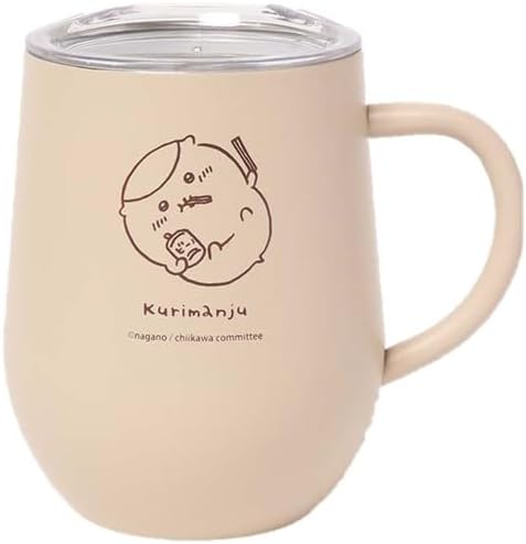 【レビュー投稿で次回使えるクーポンプレゼント中！】マリモクラフト ちいかわ 蓋つきステンレスマグカップ ごろん くりまんじゅう CKW-234 ふた付きのサムネイル