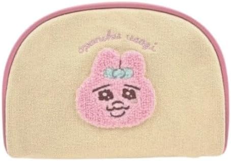 【レビュー投稿で次回使えるクーポンプレゼント中！】マリモクラフト おぱんちゅうさぎ サガラ ラウンドポーチ アイボリー IV OPN-008 小物入れ 化粧ポーチ