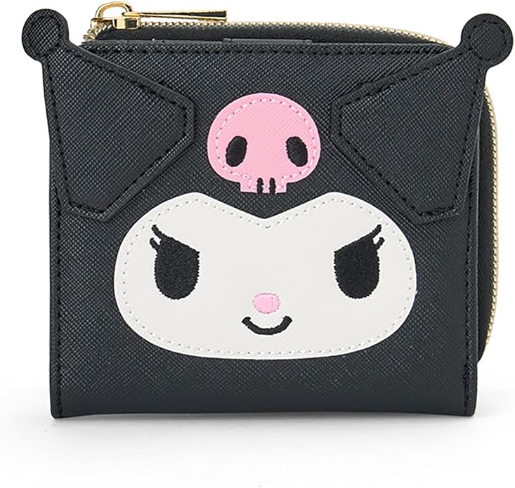 乐天商城 - 【レビュー投稿で次回使えるクーポンプレゼント中！】サンリオ SANRIO フェイス形二つ折りウォレット 財布 クロミ クロミちゃん 326780 サンリオオリジナル