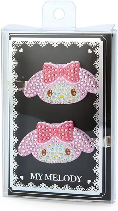 乐天商城 - 【レビュー投稿で次回使えるクーポンプレゼント中！】サンリオ SANRIO マイメロディ マイメロちゃん 前髪クリップ ヘアクリップ ヘアピン ジュエルデコ 540609