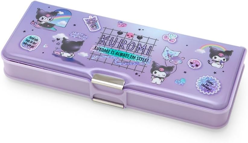 乐天商城 - 【レビュー投稿で次回使えるクーポンプレゼント中！】サンリオ SANRIO 両面開き筆箱 ペンケース 筆入れ クロミ クロミちゃん kuromi 437468