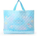 【レビュー投稿で次回使えるクーポンプレゼント中!】サンリオ SANRIO キルティングレッスンバッグ 子供 キッズ 手提げバッグ トートバッグ おけいこバッグ シナモロール シナモン 113778