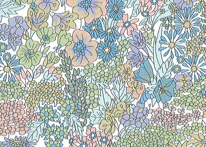 LIBERTYリバティプリント 国産つや消しラミネート(ビニールコーティング生地)＜Margaret Annie＞(マーガレットアニー)MATLAMI3631165EE リバティ ラミネート 生地のサムネイル
