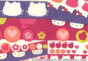 ハローキティ×リバティアートファブリック〜Season3〜＜Half Moon Hello Kitty＞(ハーフムーン ハローキティ)DC27908-12C リバティ 生地