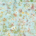 LIBERTYリバティプリント 国産タナローン生地(エターナル)<Wild Flowers>(ワイルド・フラワーズ)【ブルー】3634251YE
