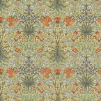 moda fabrics(モダ・ファブリックス)William Morris ウィリアムモリス シーチング生地＜HYACINTH 1900-1912＞（ヒヤシンス）SAGEセージ 33496-12