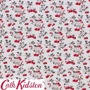 Cath Kidston キャスキッドソン 生地 コットンファブリック＜Cherry Sprig Red＞(チェリースプリッグ レッド)CHERRY-SPRIG