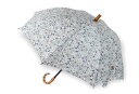 【エントリーでP10倍】LIBERTYリバティプリントを使った晴雨兼用傘ショートパラソル(日傘)<Lodden>(ロデン)BLブルー 205164