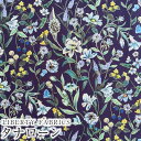【エントリーでP10倍】LIBERTY FABRICS リバティプリント 国産タナローン生地(エターナル)<Megumi>(メグミ)【ネイビー地】3633126XE