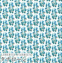 LIBERTY FABRICS リバティプリント イタリア製タナローン生地<Viola Hall>(ヴィオラ・ホール)【ブルー花】《2025SS RETOLD 150TH ANNIVERSARY COLLECTION》3635157-25BU