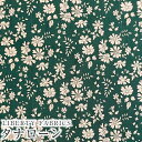 LIBERTYリバティプリント 国産タナローン生地<Capel>(カペル)【グリーン地】3333055-J24E(3)