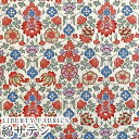LIBERTYリバティプリント 国産40サテン生地<Palampore>(パランポア)【レッド】3639103-J23A(3)