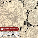 LIBERTY FABRICS リバティプリント コーデュロイ(コール天)生地<English Bloom>(イングリッシュ・ブルーム)【ブラック地】3635290-25A