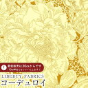 LIBERTY FABRICS リバティプリント コーデュロイ(コール天)生地<English Bloom>(イングリッシュ・ブルーム)【マスタード地】3635290-25C
