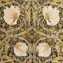 V&A William Morris ウィリアムモリス シーチング生地<Pimpernel>(ピンパネル)【ブラウン】VA10004S-A