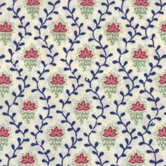 SOULEIADO ソレイアードシーチング生地<プティット・フルール・デ・シャン フレンチアイボリー地>SLF-18W ソレイアード 生地