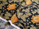 moda fabrics(_Et@ubNX)William Morris EBAX V[`OnAnemone(All)BLACK(ubN)8217-32