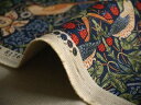 moda fabrics(モダ ファブリックス)William Morris ウィリアムモリス オックス生地＜Strawberry Thief＞(ストロベリースィーフ)いちご泥棒＜MULTIC BLUE(マルチックブルー)＞8176-44T