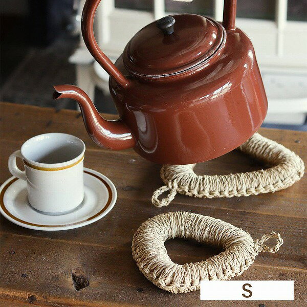 シーグラス 三角鍋敷き S 鍋敷き 三角型 トリベット 鍋敷き 鍋しき なべしき 鍋布き キッチン用品 キッチン雑貨 シンプル ナチュラル 92430001