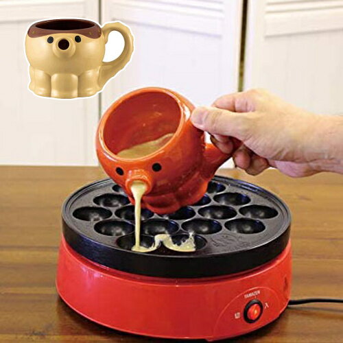 粉つぎ たこぱー たこるん たこやん　デコレ DECOLE 陶器 調理器具 こなつぎ 和食器 食器 通販 おしゃれ かわいい 陶器のサムネイル