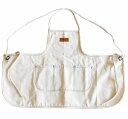 MW　ワークエプロン ナチュラル DULTON ダルトン G619-829NT EM APRON NATURAL 園芸用 前掛け ソムリエエプロン キャンプ アウトドア ガーデニング キッチン 厨房 男性 女性 ミディアム 丈