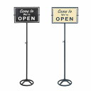 スピナー サイン スタンド オープン クローズド スチール サイン スタンド ディスプレイ アンティー風 OPEN-CLOSED SIGN STAND 看板/DULTON ダルトン G965-1245NB SPINNER SIGN STAND OPEN-CLOSED 業務用品 店舗用品 標識 案内板