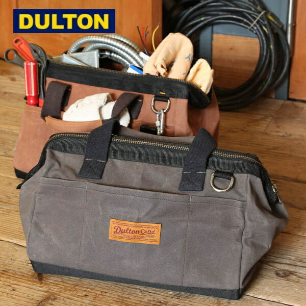 ワックス キャンバス ツール バッグ ダルトン DULTON T21-0337 WAX CANVAS TOOL BAG トートバック ダルトン DULTON メンズ 大きめ レディース キャンプ アウトドア レジャー ギア収納 収納 工具 ハンドメイド ログバッグ キャンパス生地 ビンテージ感 ユニセックス