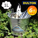 【特典付き】 ガルバナイズド バケツ 1L ダルトン DULTON H19-0047-1 インテリアやガーデンニング用に 鉢カバー植木鉢 ポット アンティーク調...