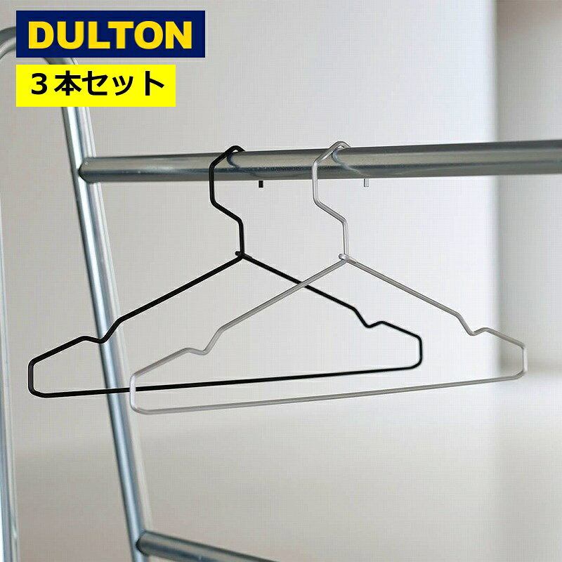 ダルトン アルミニウム ハンガー 3本セット ハンガー DULTON おしゃれ インダストリアル シンプル DU-RN-1022