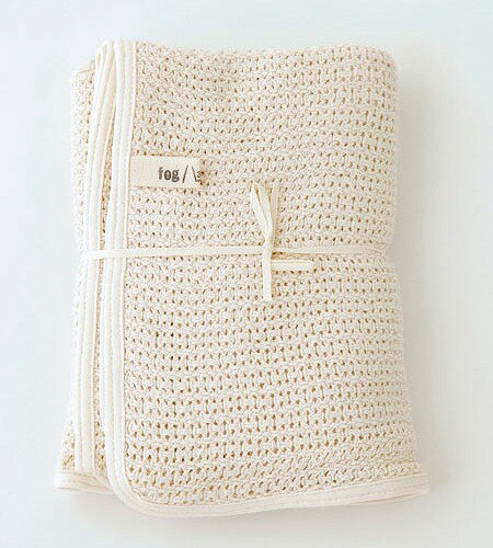 【特典付き 】 ベビー ブランケット フォグリネンワークfog linen work ブランケット 無地 綿 コットン 男の子 女の子 ひざ掛け 北欧 ナチュラル 大判 75×100cm 【送料無料】