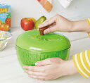 アップルサラダスピナー Sサイズ グリーン レッド ホワイト salada spinner りんご 水切り器