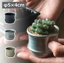 ブルータポット 植木鉢 鉢 φ5×高さ4cm プランター フラワーポット ガーデニング 無骨 インダストリアル ガーデニング 園芸 おしゃれ ブラック シルバー ゴールド