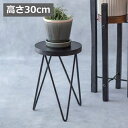 フラワースタンド サークルスタンド ブラック 高さ30cm 41396 黒色 プランターボックス プランター プランタースタンド/フラワースタンド アイアン製 ...