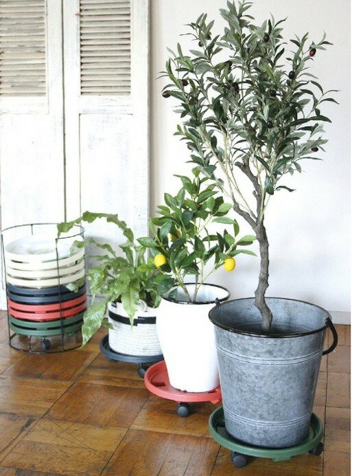 GLGZ2010フラワーポット花鉢観葉植物ガーデン雑貨ナチュラルガーデンプランタースタンド/フラワースタンドスチール製デザイン園芸ラック