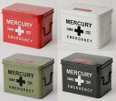 マーキュリー エマージェンシーボックス mercury レッド ホワイト カーキ ブラック 小物入れ 収納 BOX ボックス バスケット 【ポイント10倍】